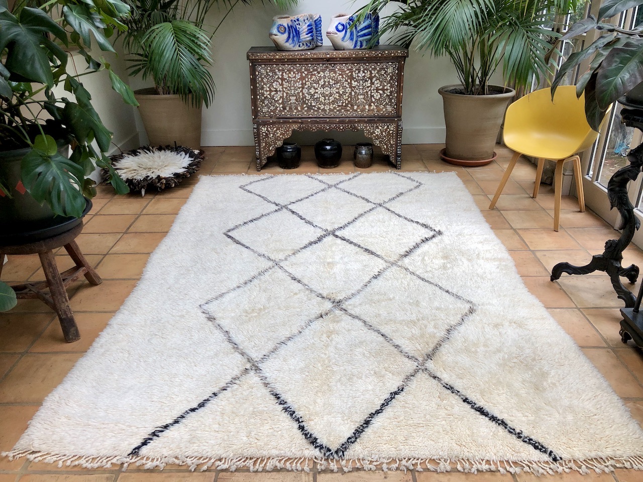 natural Berber rug