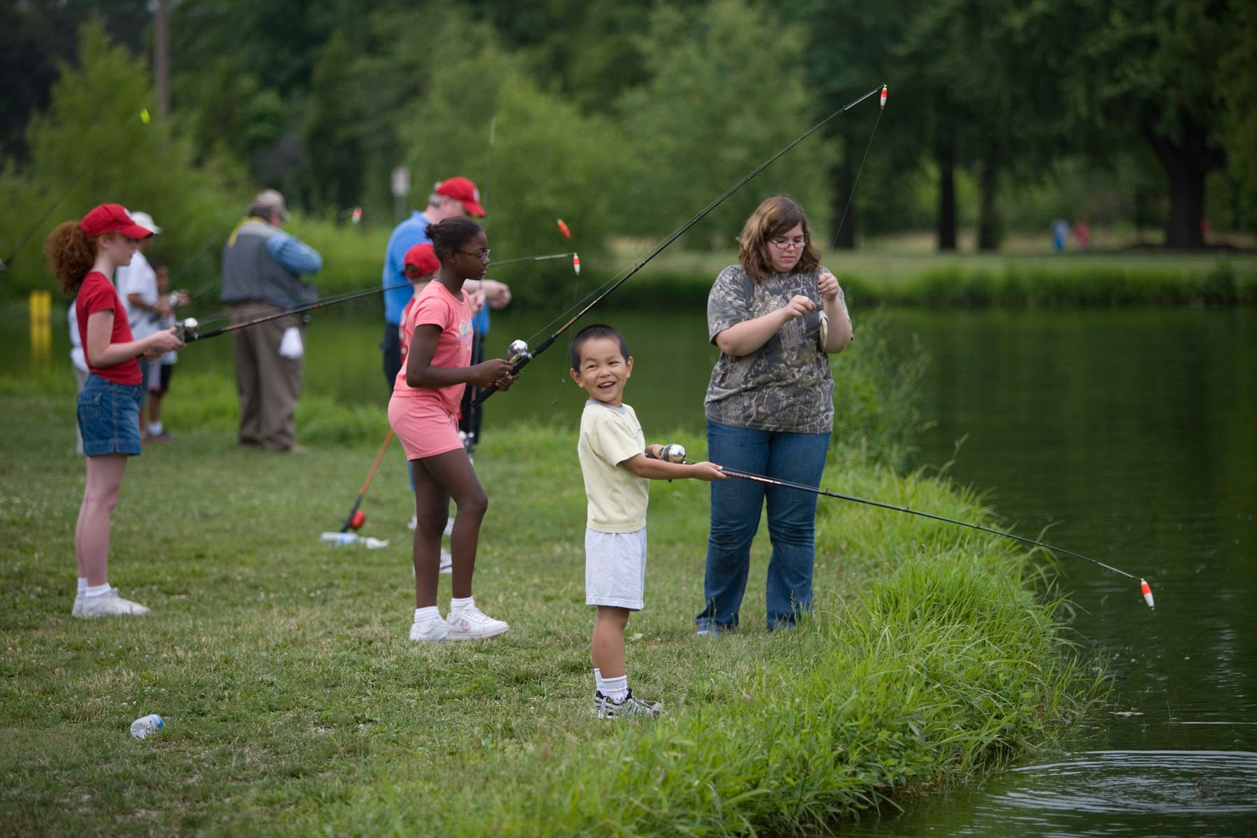 Children Fishing