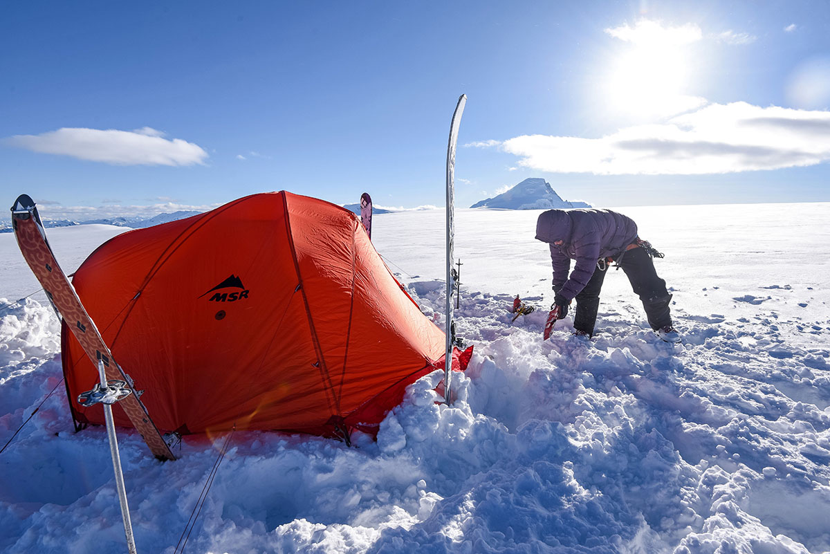 Warmth winter camping